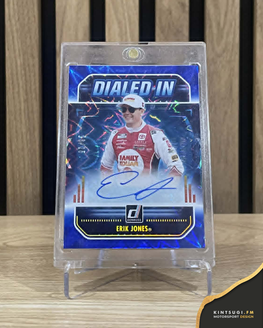 2026 Donruss Racing Erik Jones Dialed In Autographs (#16/25)