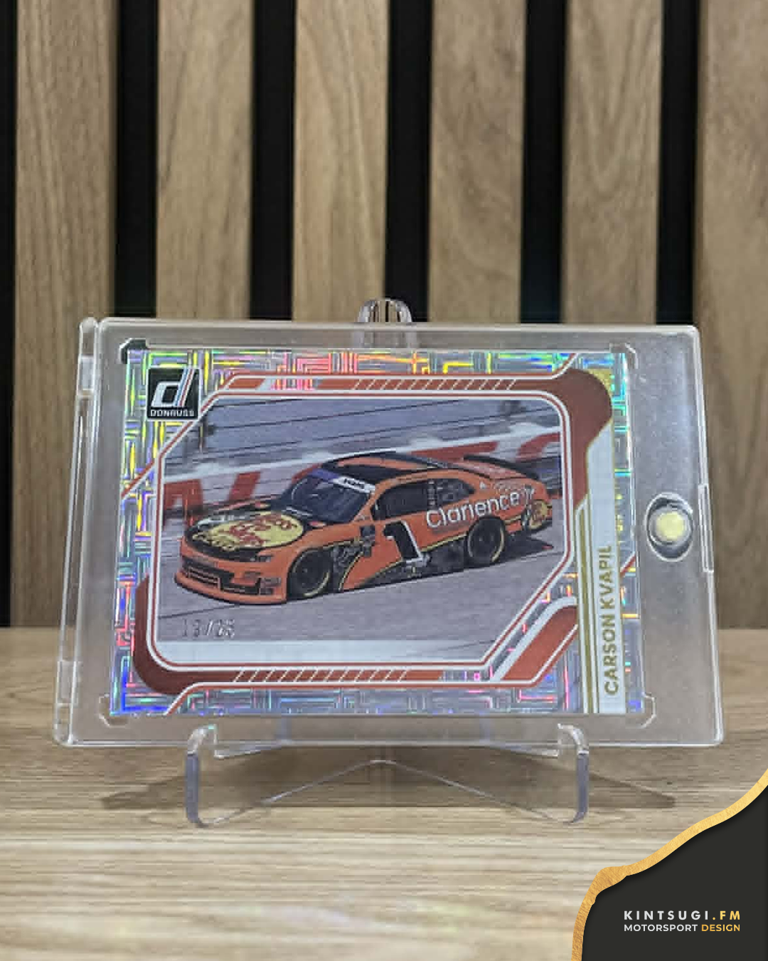 2026 Donruss Racing Carson Kvapil Mojo Parallel (#19/25)