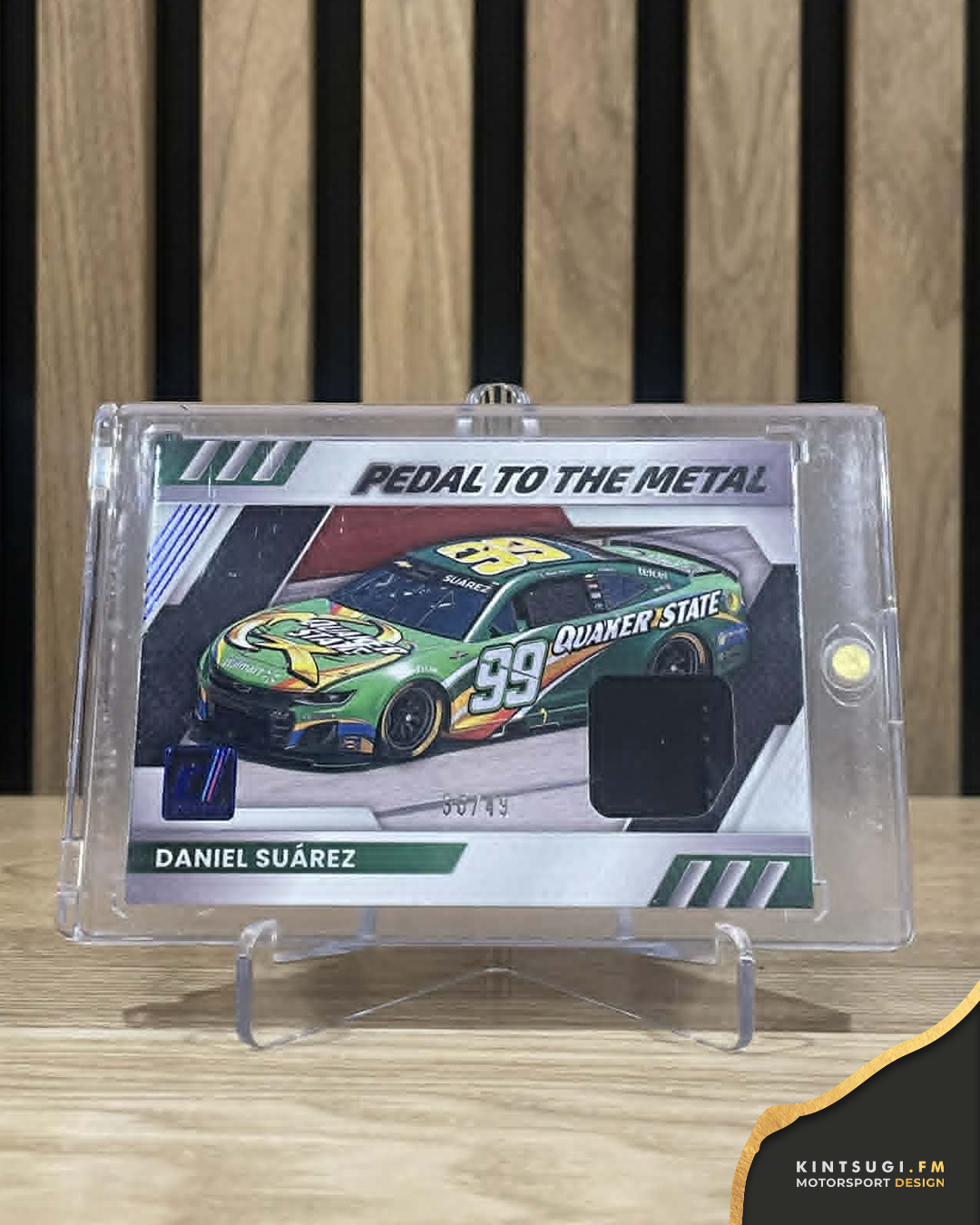 2026 Donruss Racing Daniel Suárez Pedal to the Metal Materials #PM-DSU (#36/99)