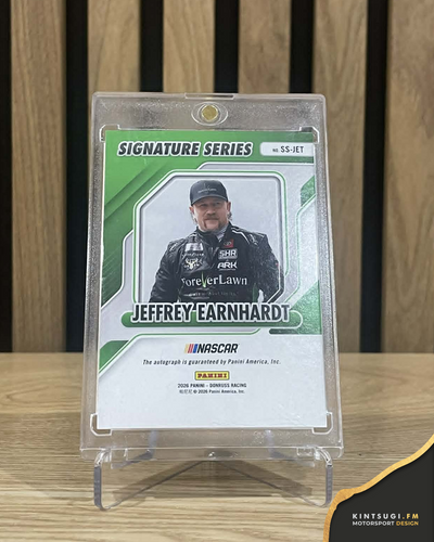 2026 Donruss Racing Jeffrey Earnhardt Signature Series Autograph #SS-JET (#12/25)